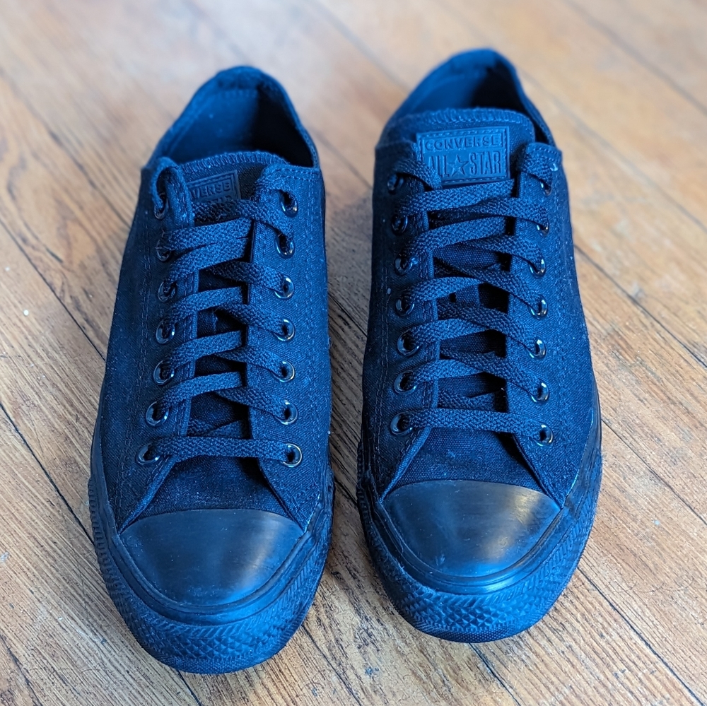 Converse Chuck Taylor All Star Monochrome Black Women's Size 11 Men's Size 9